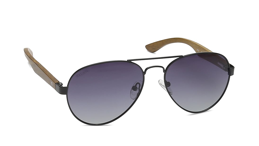 Buy Titan Yellow Aviator Sunglasses (GM318GR2NV) Online